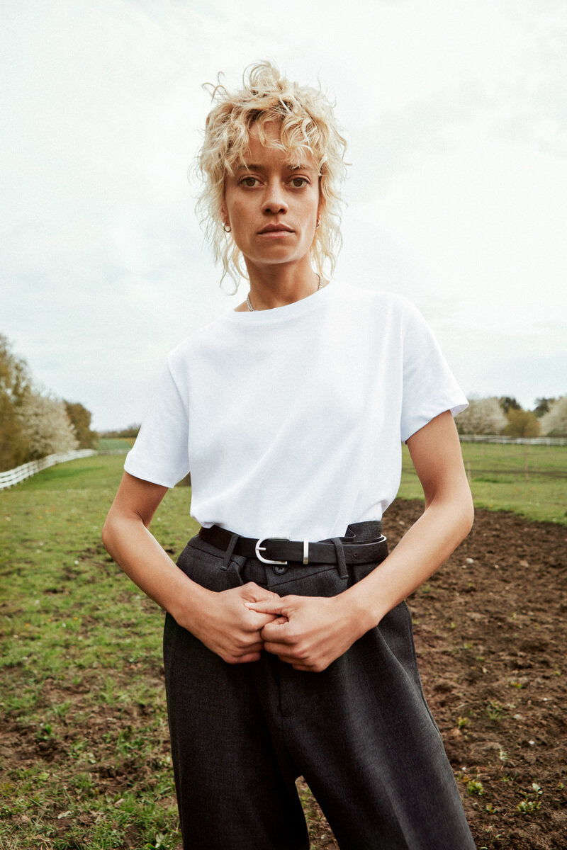 Solly Solid t-shirt - hvid